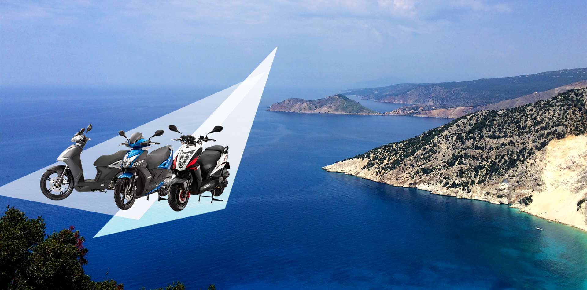 Rent Moto Kefalonia - Myrtos